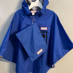 Hunter Kids Royal Blue Rain Poncho